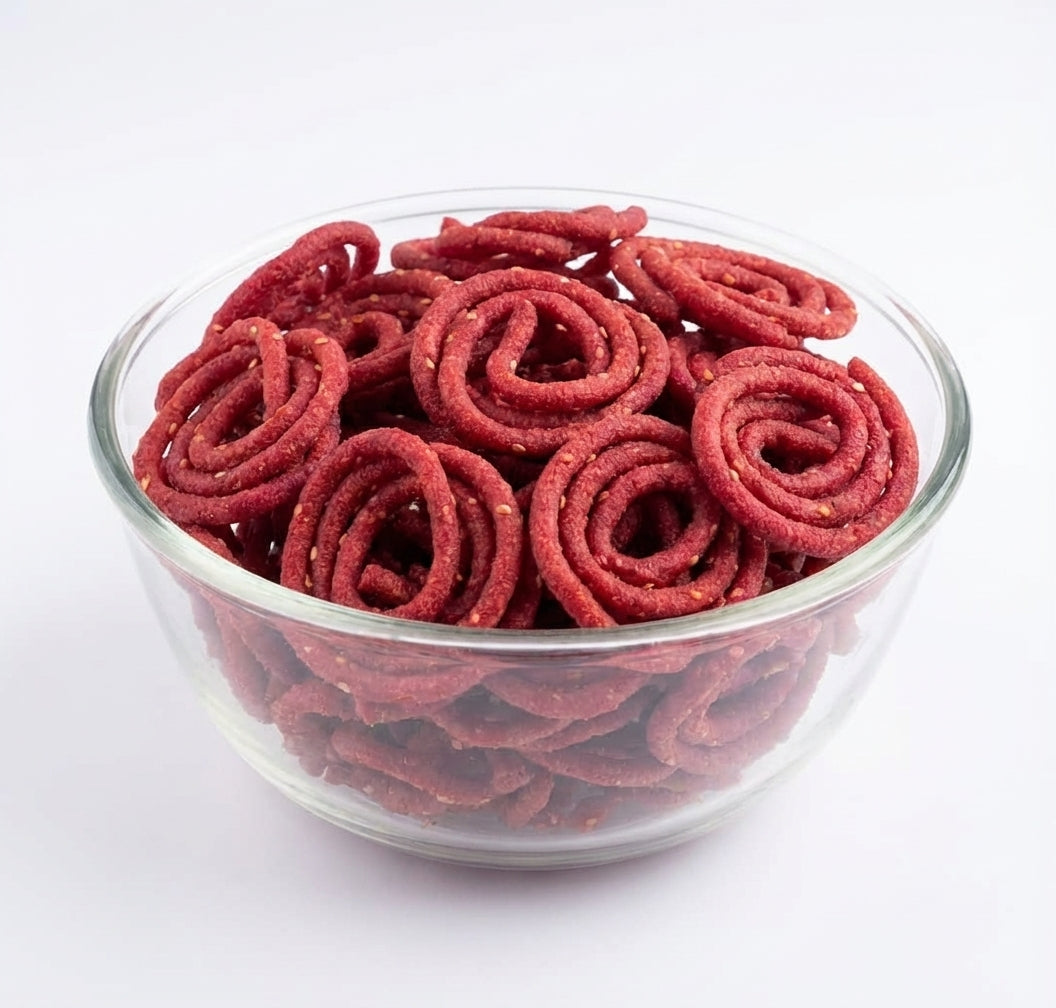 Beetroot Murukku