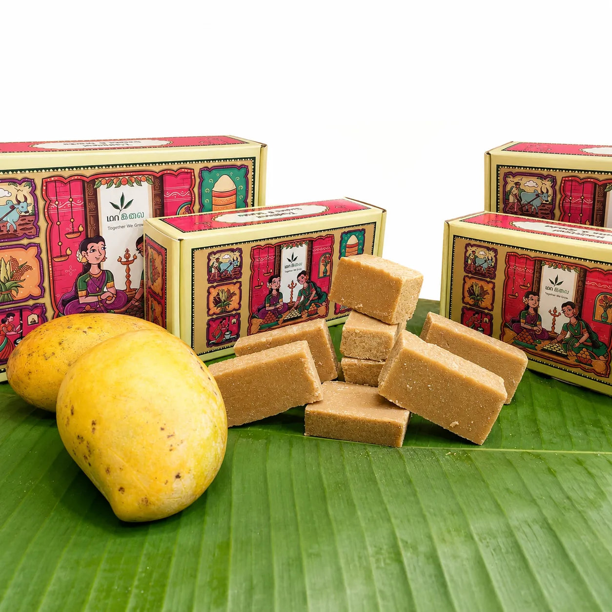 Mango Mysore Pak | Traditional South Indian Sweet | Soft & Rich Melt-in-the-Mouth Texture