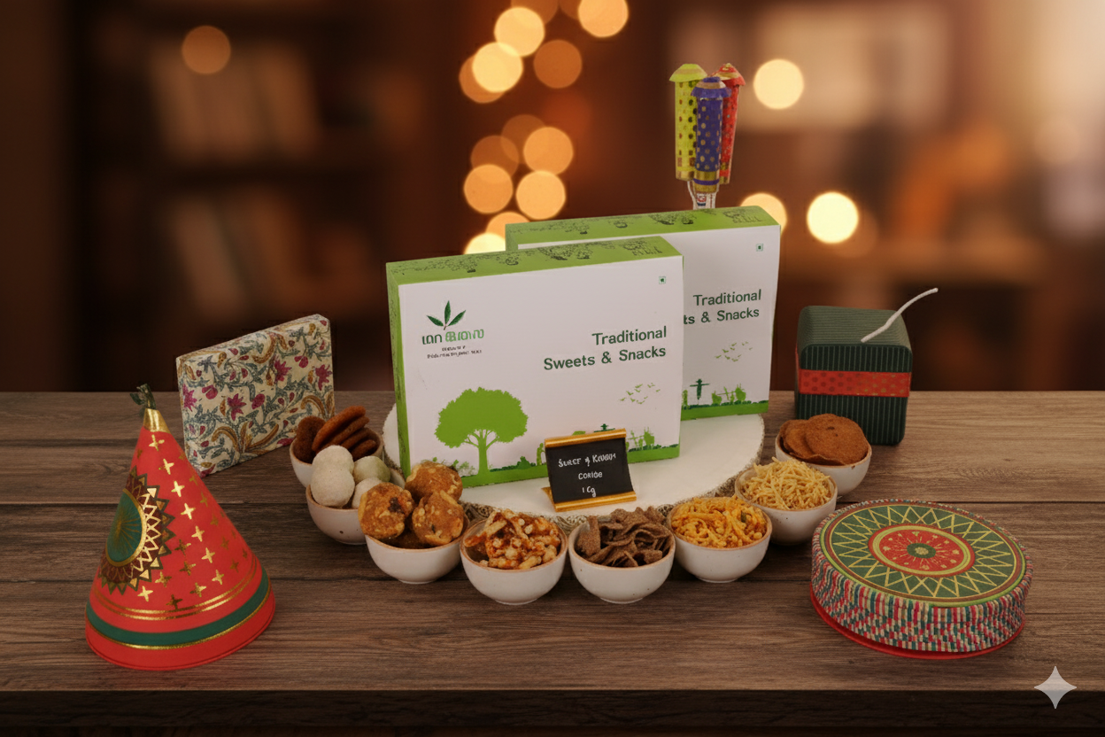Mega Combo Sweets & Savouries only (1kg)